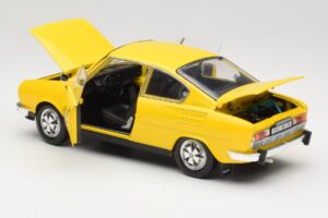 Skoda 110R Coupe Geel Abrex 1:18 118ABS-707GK Metaal — afbeelding 5 van 8