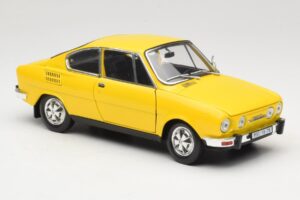 Skoda 110R Coupe Geel Abrex 1:18 118ABS-707GK Metaal — afbeelding 6 van 8