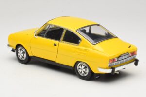 Skoda 110R Coupe Geel Abrex 1:18 118ABS-707GK Metaal — afbeelding 7 van 8