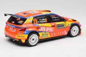 Skoda Fabia Rally2 #25 P. Lopez Rally Monte Carlo 2024 IXO 1:18 18RMC199 Metaal — afbeelding 2 van 6