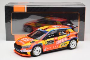 Skoda Fabia Rally2 #25 P. Lopez Rally Monte Carlo 2024 IXO 1:18 18RMC199 Metaal — afbeelding 6 van 6