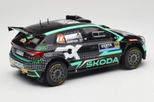 Skoda Fabia Rally2 #22 Toksport G. Greensmith / J. Andersson Safari Rally Kenya 2024 IXO 1:18 18RMC209 Metaal — afbeelding 2 van 6
