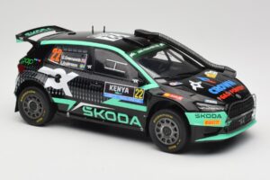 Skoda Fabia Rally2 #22 Toksport G. Greensmith / J. Andersson Safari Rally Kenya 2024 IXO 1:18 18RMC209 Metaal — afbeelding 4 van 6