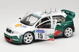 Skoda Fabia WRC #15 T. Gardemeister / P. Lukander WRC 1999 Solido 1:18 90457 Metaal — afbeelding 2 van 8