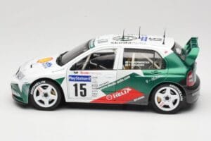 Skoda Fabia WRC #15 T. Gardemeister / P. Lukander WRC 1999 Solido 1:18 90457 Metaal — afbeelding 4 van 8