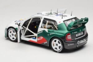 Skoda Fabia WRC #15 T. Gardemeister / P. Lukander WRC 1999 Solido 1:18 90457 Metaal — afbeelding 5 van 8