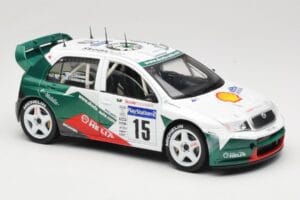 Skoda Fabia WRC #15 T. Gardemeister / P. Lukander WRC 1999 Solido 1:18 90457 Metaal — afbeelding 6 van 8