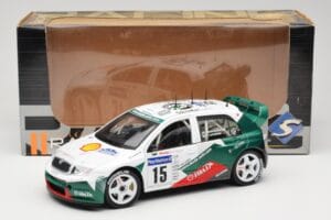 Skoda Fabia WRC #15 T. Gardemeister / P. Lukander WRC 1999 Solido 1:18 90457 Metaal — afbeelding 8 van 8