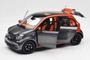 Smart Forfour W453 Lava Oranje Grafiet Grijs Norev 1:18 B66960298 Metaal — afbeelding 2 van 8