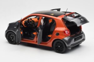 Smart Forfour W453 Lava Oranje Grafiet Grijs Norev 1:18 B66960298 Metaal — afbeelding 5 van 8