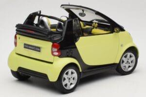 Smart Fortwo 450 Cabrio Geel Minichamps 1:18 0012889V001C49Q00 Metaal — afbeelding 3 van 8