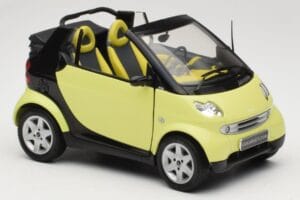 Smart Fortwo 450 Cabrio Geel Minichamps 1:18 0012889V001C49Q00 Metaal — afbeelding 6 van 8