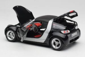 Smart Roadster Donkerblauw Bburago 1:18 34917 Metaal — afbeelding 5 van 8