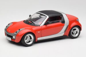 Smart Roadster Rood Bburago 1:18 34099 Metaal