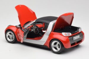 Smart Roadster Rood Bburago 1:18 34099 Metaal — afbeelding 5 van 8