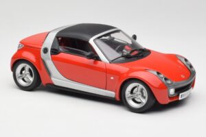 Smart Roadster Rood Bburago 1:18 34099 Metaal — afbeelding 6 van 8