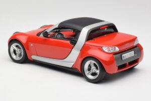 Smart Roadster Rood Bburago 1:18 34099 Metaal — afbeelding 7 van 8