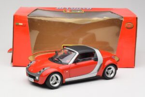 Smart Roadster Rood Bburago 1:18 34099 Metaal — afbeelding 8 van 8