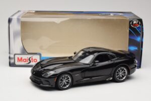 SRT Viper GTS Zwart Maisto 1:18 31128 Metaal — afbeelding 8 van 8