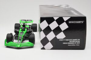 Stake F1 Team Kick Sauber C44 #77 V. Bottas Emilia Romagna GP 2024 Minichamps 1:18 117240177 Metaal — afbeelding 3 van 7