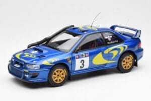 Subaru Impreza WRC #3 C. McRae / N. Grist Safari Rally Winner 1997 AUTOart 1:18 89792 Metaal