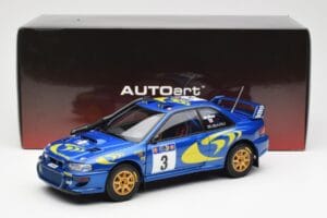 Subaru Impreza WRC #3 C. McRae / N. Grist Safari Rally Winner 1997 AUTOart 1:18 89792 Metaal — afbeelding 8 van 8