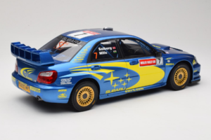 Subaru Impreza WRC S9 #7 P. Solberg / P. Mills Rally Great Britain 2003 Otto 1:12 G092 Hars — afbeelding 2 van 6
