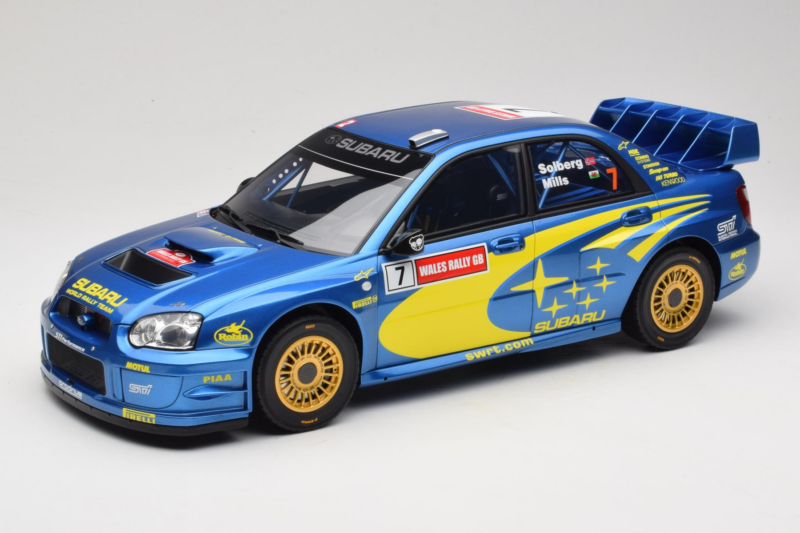 Subaru Impreza WRC S9 #7 P. Solberg / P. Mills Rally Great Britain 2003 Otto 1:12 G092 Hars