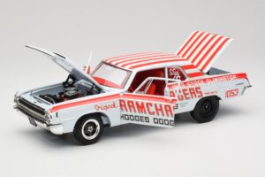 Dodge 330 Super Stock Ramchargers NHRA 1964 Highway 61 1:18 50044 Metaal — afbeelding 2 van 8