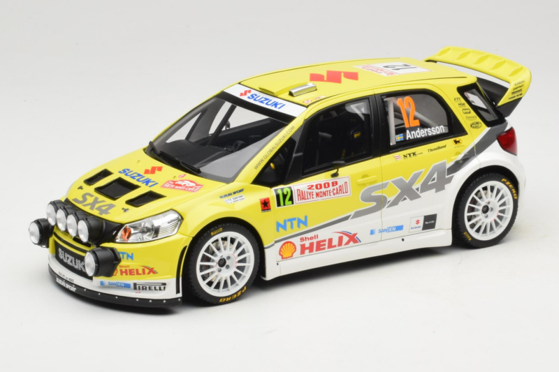 Suzuki SX4 WRC #12 P-G. Andersson / J. Andersson Rally Monte Carlo 2008 Night Version Otto 1:18 OT495 Hars