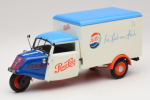 Tempo Dreirad Kastenwagen Pepsi Minichamps 1:18 150099024 Metaal