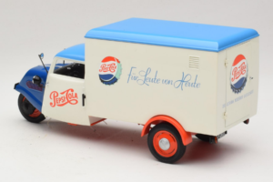 Tempo Dreirad Kastenwagen Pepsi Minichamps 1:18 150099024 Metaal — afbeelding 7 van 8