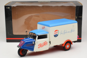 Tempo Dreirad Kastenwagen Pepsi Minichamps 1:18 150099024 Metaal — afbeelding 8 van 8