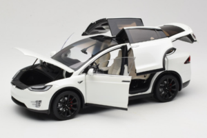 Tesla Model X Wit OEM 1:18 TESLA001 Metaal — afbeelding 2 van 8