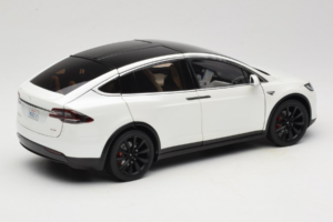 Tesla Model X Wit OEM 1:18 TESLA001 Metaal — afbeelding 3 van 8