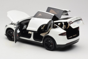 Tesla Model X Wit OEM 1:18 TESLA001 Metaal — afbeelding 5 van 8