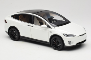 Tesla Model X Wit OEM 1:18 TESLA001 Metaal — afbeelding 6 van 8