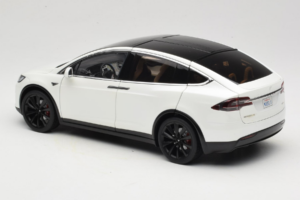 Tesla Model X Wit OEM 1:18 TESLA001 Metaal — afbeelding 7 van 8