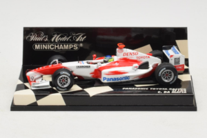Toyota TF104 Panasonic #16 C. da Matta Panasonic Toyota Racing 2004 Minichamps 1:43 400040016 Metaal