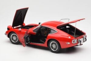 Toyota 2000 GT Rood AUTOart 1:18 78741 Metaal — afbeelding 5 van 8