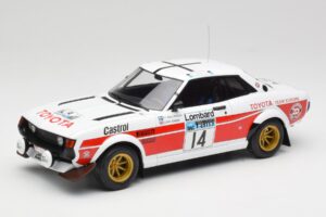 Toyota Celica 2000 GT RA21 #14 P-I. Walfridson RAC Rally 1977 IXO 1:18 18RMC189B Metaal