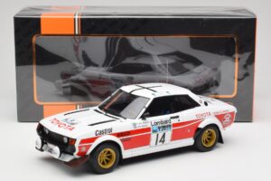 Toyota Celica 2000 GT RA21 #14 P-I. Walfridson RAC Rally 1977 IXO 1:18 18RMC189B Metaal — afbeelding 6 van 6