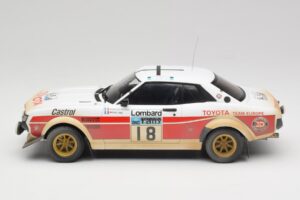 Toyota Celica 2000 GT RA21 #18 J-L. Therier RAC Rally 1977 IXO 1:18 18RMC189C Metaal — afbeelding 3 van 6