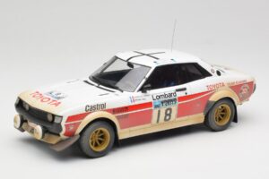 Toyota Celica 2000 GT RA21 #18 J-L. Therier RAC Rally 1977 IXO 1:18 18RMC189C Metaal