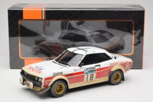 Toyota Celica 2000 GT RA21 #18 J-L. Therier RAC Rally 1977 IXO 1:18 18RMC189C Metaal — afbeelding 6 van 6