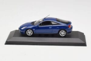 Toyota Celica T200 Donkerblauw Minichamps 1:43 TOYOTA006 Metaal
