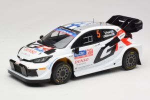 Toyota GR Yaris Rally1 #5 Toyota Gazoo Racing WRT S. Pajari / E. Malkonen Rally Finland 2024 IXO 1:18 18RMC217 Metaal