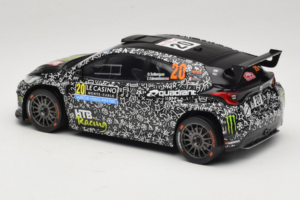 Toyota GR Yaris Rally2 #20 O. Solberg / E. Edmondson Rally Monte Carlo 2025 IXO 1:18 18RMC232 Metaal — afbeelding 5 van 6