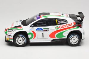 Toyota GR Yaris Rally2 #1 C. Ingram / R. Whittock Voyonic Grampian Forest Rally 2024 IXO 1:18 18RMC213 Metaal — afbeelding 3 van 6