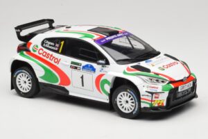 Toyota GR Yaris Rally2 #1 C. Ingram / R. Whittock Voyonic Grampian Forest Rally 2024 IXO 1:18 18RMC213 Metaal — afbeelding 4 van 6